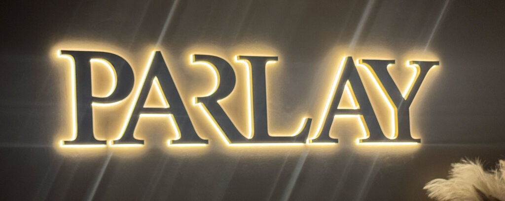 Parlay Hair and Beauty Salon Sign Night