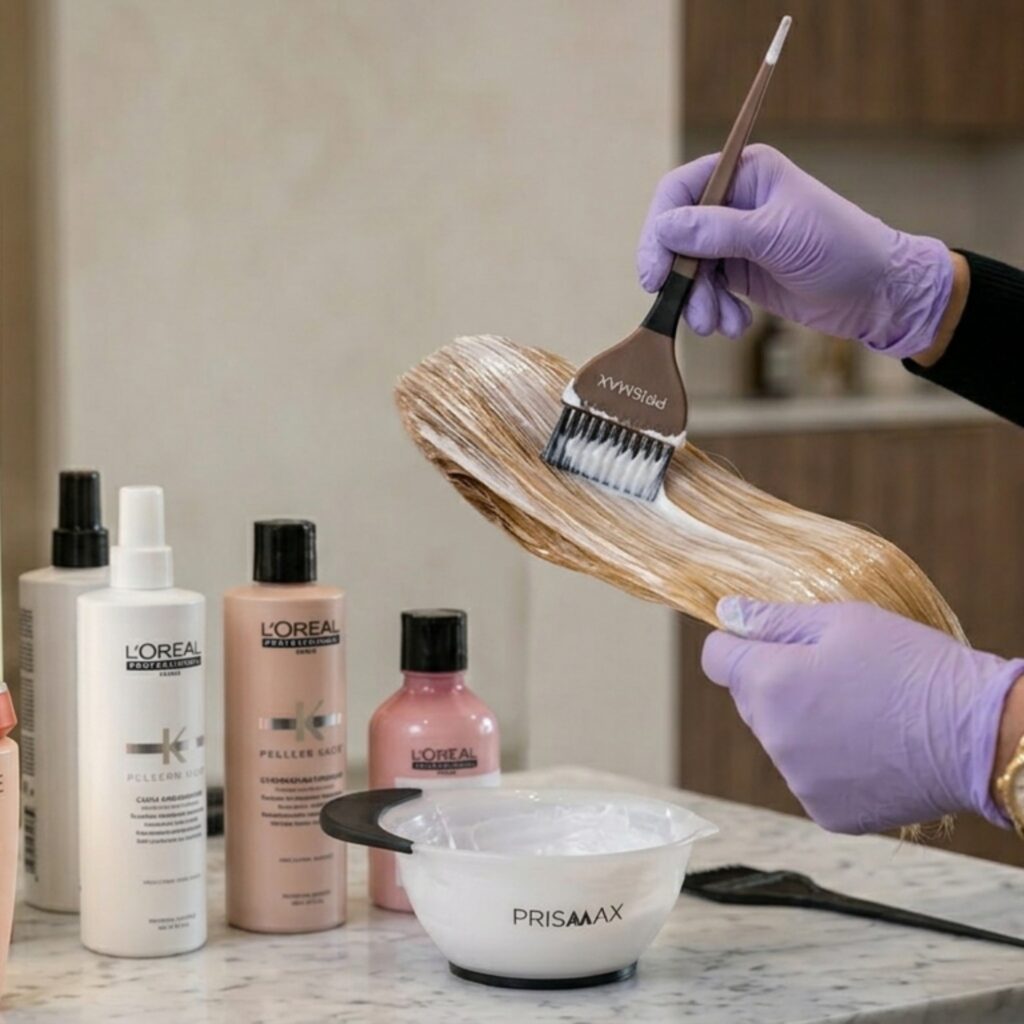 Hair color consultation with specialist in Jensen Beach salon